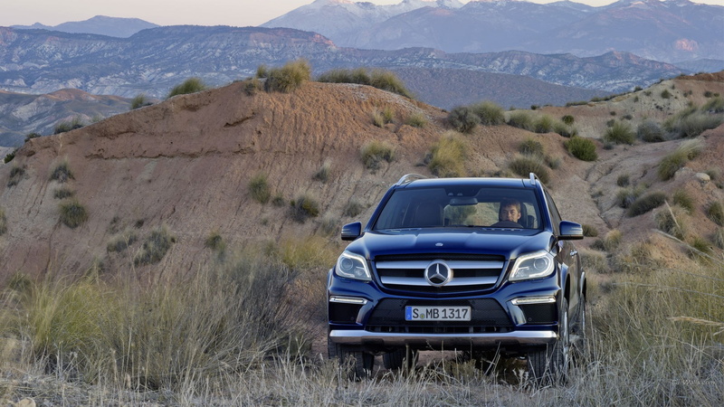 Mercedes-Benz, outdoors, plant, suv, mode of transportation, vehicle, 1080P, mountain range, non-urban scene, grass, environment, day, no people, benz