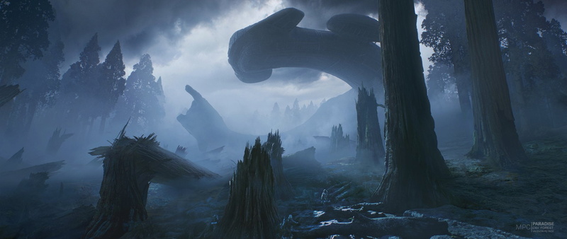 Ship, Xenomorph, Alien: Covenant, Nature, 1080P, Alien