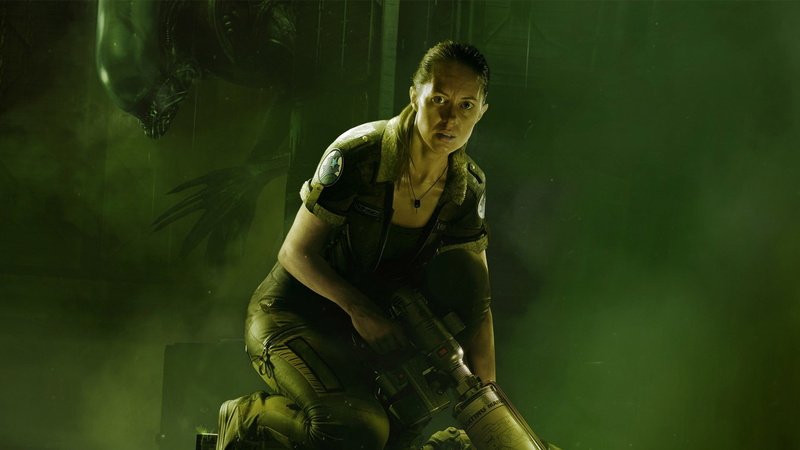 hunter, monster, Creative Assem, Amanda Ripley, girl, Xenomorph, look, SEGA, the victim, couples, alien, fear, Alien: Isolation, Stranger, 1080P