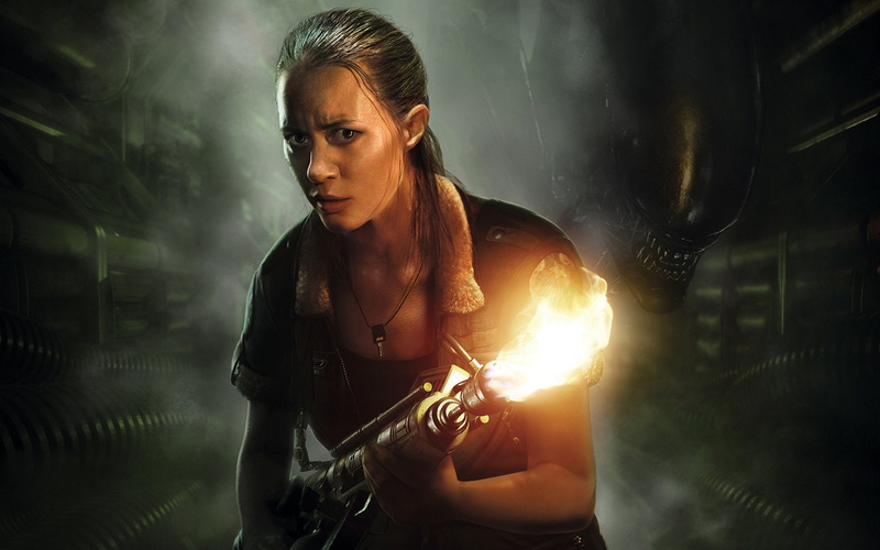 security, protection, laser, indoors, Alien: Isolation, safety, holding, warning sign, adult, concentration, 1080P, self-defense, weapon, Amanda Ripley