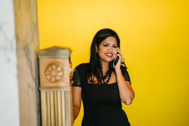 hair, technology, black dress, portrait, facial expression, phone, smiling, adult, communication, front view, smartphone, beauty, looking, happiness, looking at camera