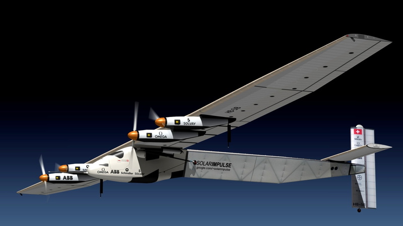 due, fly, 1080P, the plane, Solar Impulse 2, the energy of the Sun, able