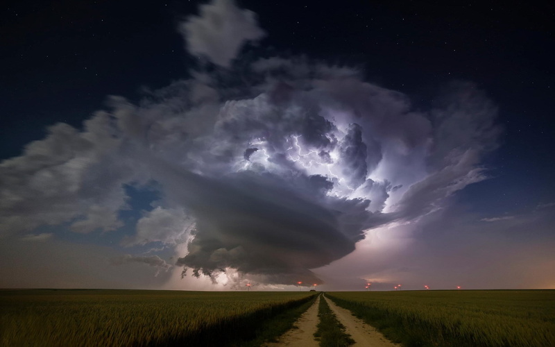 outdoors, landscape, extreme weather, rural scene, storm cloud, environment, field, storm, computer desktop  full screen nature pics 1920x1200, land, horizon