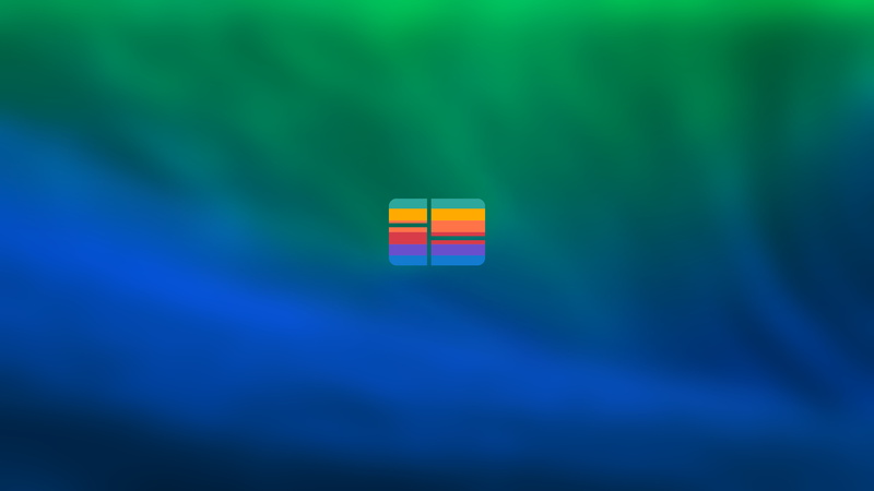 OS X, Apple Inc., Microsoft, 5K, colorful, Windows 10, Mac OS X, windows logo