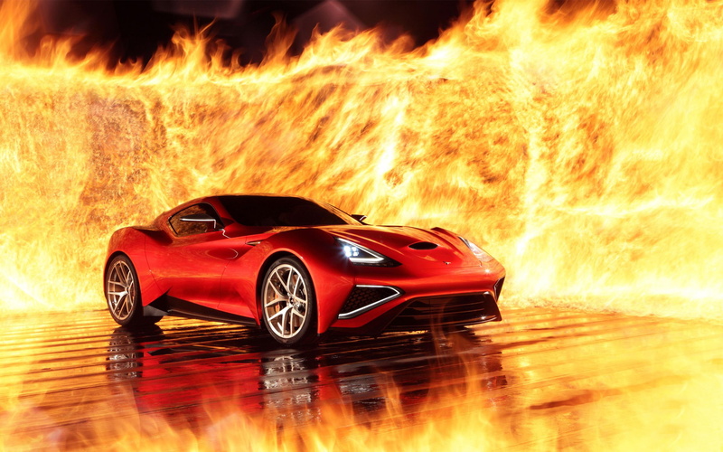 luxury, red, cars, vulcano, other cars, icona, car, 2K, 2013