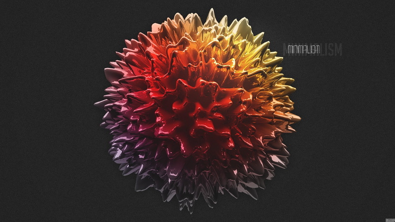 Ferrofluid, artwork, digital art, render, 3D, minimalism, abstract, 1080P