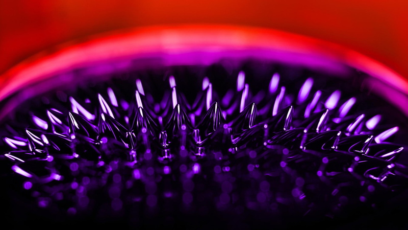 ornament, purple, 1080P, ferrofluid, hd