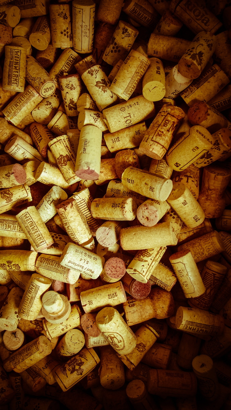 full frame, communication, chopped, close, high angle view, backgrounds, food, text, cork - stopper, wine corks, variation, bottle closure, wine, still life