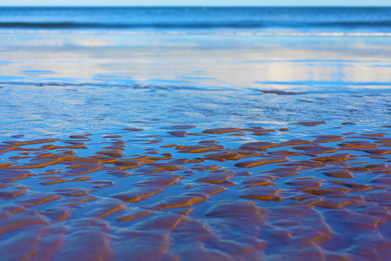 tranquility, sky, texture, 5K, backgrounds, photography, sea, pretty, waterfront, travel, color, scenics - nature, ocean, coastline, blue, wave, ripple