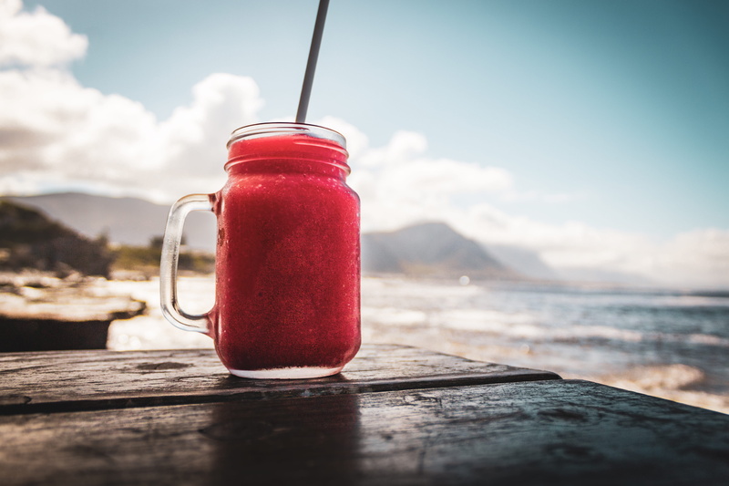 food and drink, plank, no people, freshness, water, clouds, environment, cold, close-up, seascape, container, still life, juice, icee, drinking straw, daylight