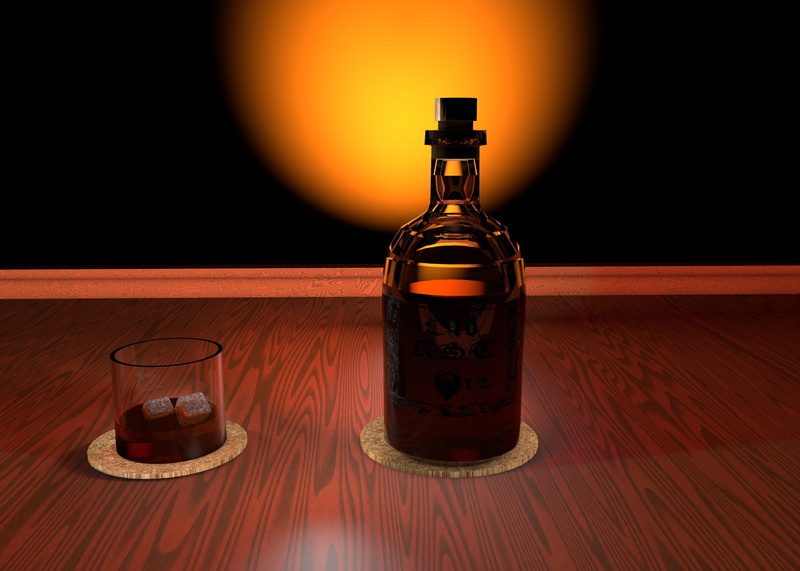 Whisky, glass - material, electric lamp, Brandy, whiskey glass, table, 2K, glowing, focus on foreground, alcohol, bourbon, hardwood floor, wiskeyglas
