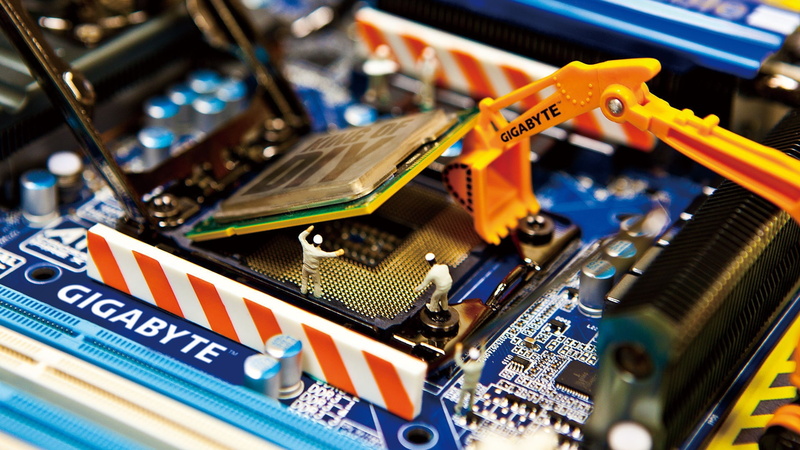 1080P, motherboard, installing, gigabyte