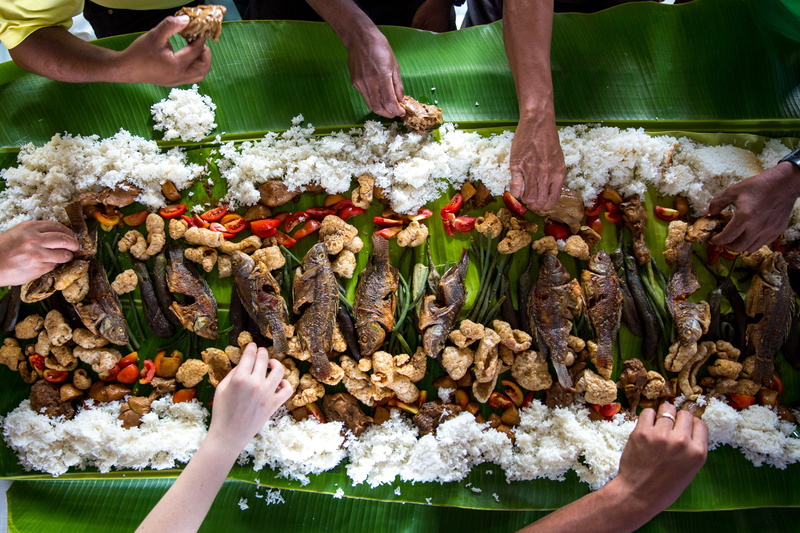 day, flower, holding, unrecognizable person, outdoors, one person, Philippines, feeding, arrangement, people, fight, hands, food and drink, food, fish
