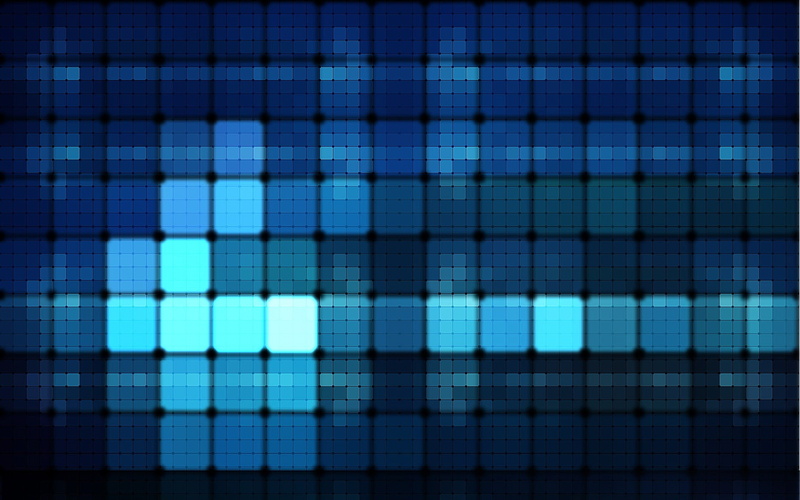 tiles, blue, 1080P, abstract, digital art, square