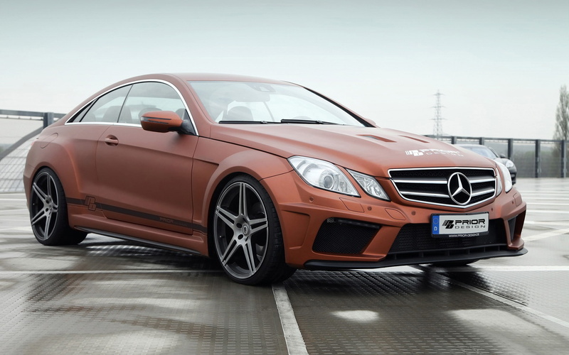 convertible, retro styled, Mercedes-Benz E-Class, 1080P, vintage car, Mercedes-Benz E-Class Coupe PD850 Black Edition, Prior Design, no people, wealth