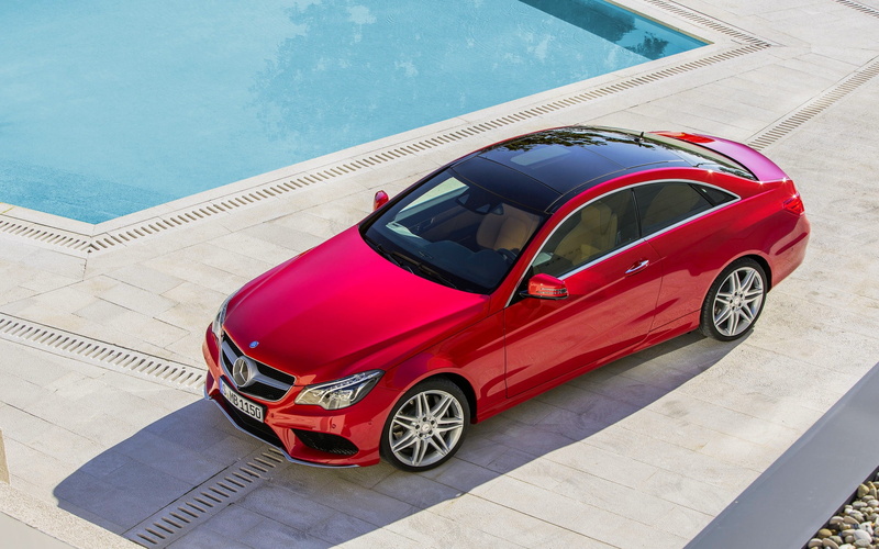 class, 2K, Mercedes, e, Shadow Hood, top view, E-class, coupe, Red, Mercedes-Benz, benz