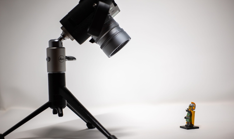 occupation, microscope, toy, sink, lighting equipment, 5K, full length, people, table, brake, studio shot, tripod, camera - photographic equipment, focus on foreground