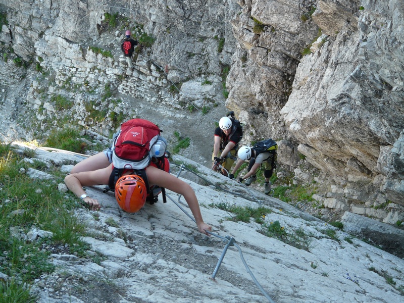courageous, keep, rock climbing, safety harness, bergtour, sidewalk, men, exposed, hike, climb, adventure, outdoors, tour, headwear, protection, mountain