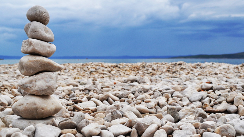 stone, stone Material, cairn, coast, concepts, beach, horizon over water, day, buddhism, sky, symbols Of Peace, no People, solid, coastline, spirituality