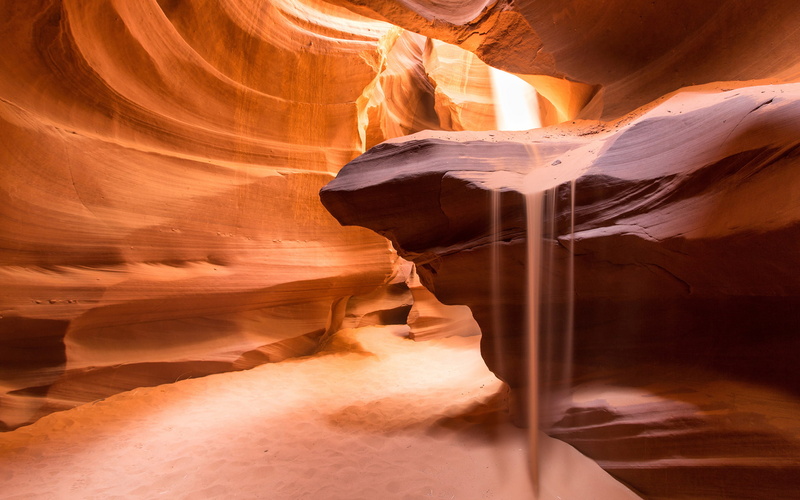 rock, cave, sand, stone, nature, 1080P, hd