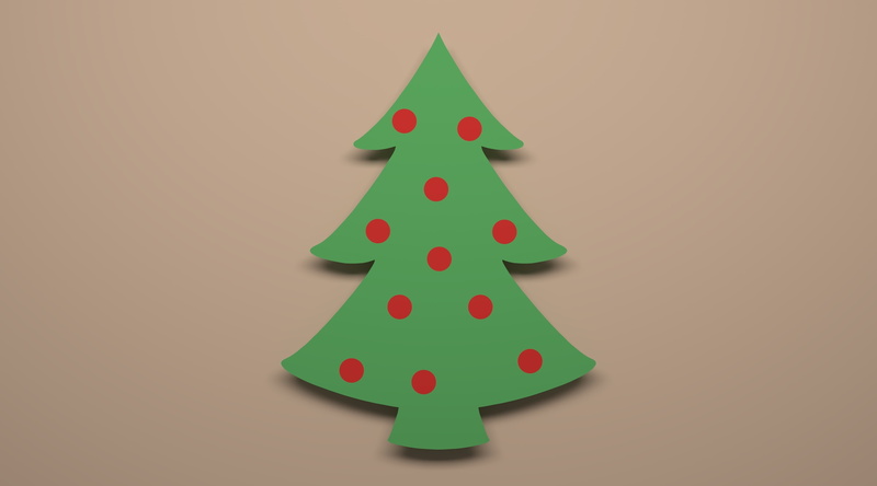 christmastree, red, 3d, tree, holiday, 4K, Christmas, simpel, edothekid, brown, green, christmas tree, Holidays