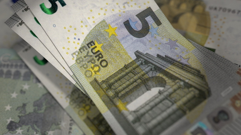 bill, corporate business, money, euro, render, business, close-up, investment, selective focus, blender, indoors, wealth, 3d, banking, finance and economy