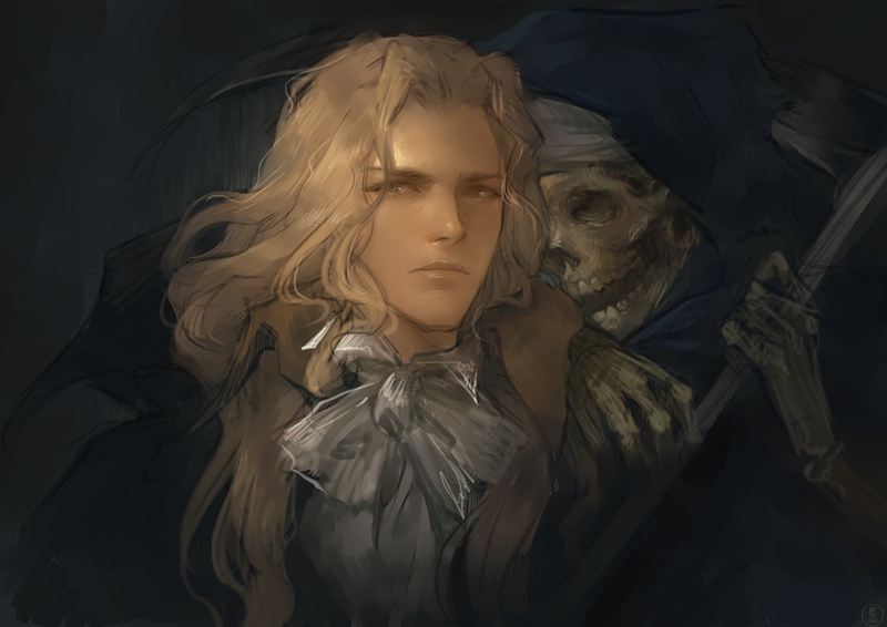 Alucard Tepes, Castlevania: Symphony of the Night, video game art, death, Castlevania, 720P