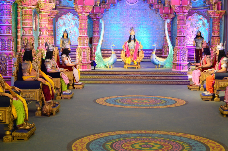 bharat, mural, rama, statue, religion, maha, indoors, 4K, no people, representation, multi colored, ornate, sculpture, male likeness, art and craft, spirituality
