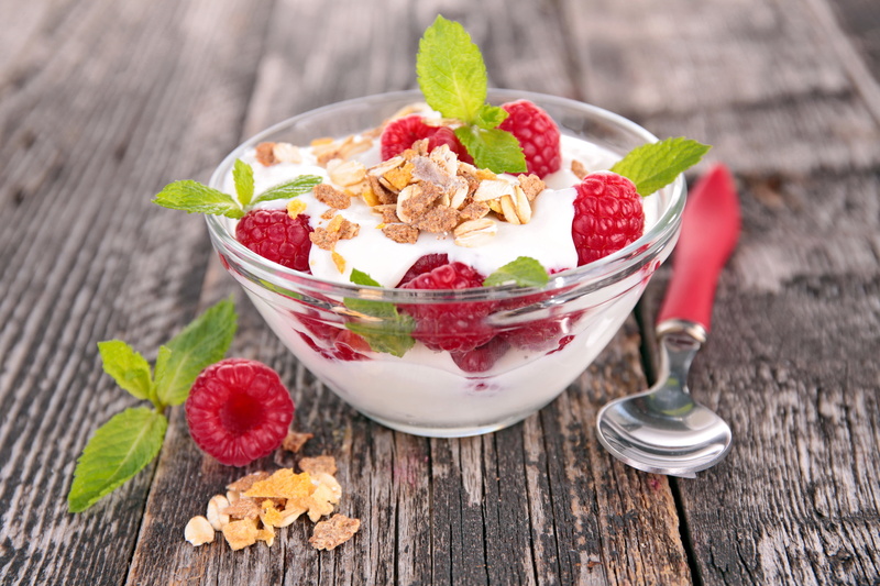 berries, sweet, fresh, dessert, Mata, yogurt, raspberry, 5K