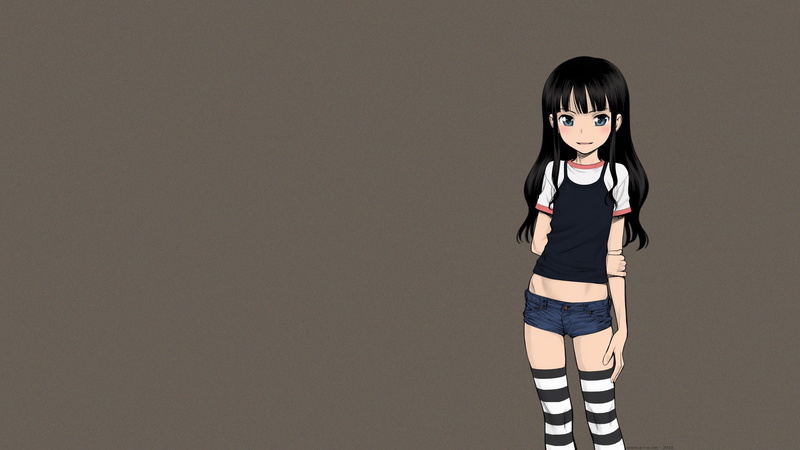casual clothing, offspring, standing, stockings, long hair, copy space, dark hair, indoors, girls, clothing, child, portrait, 1080P, women, childhood