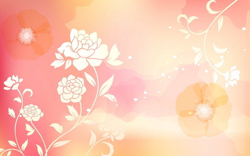 glowing, summer, illuminated, leaf, red, flower, illustration, 1080P, ornate, background, flowering plant, pattern, creativity, elegance, beauty, abstract