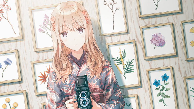 1080P, looking at viewer, Hiten, anime girls, anime