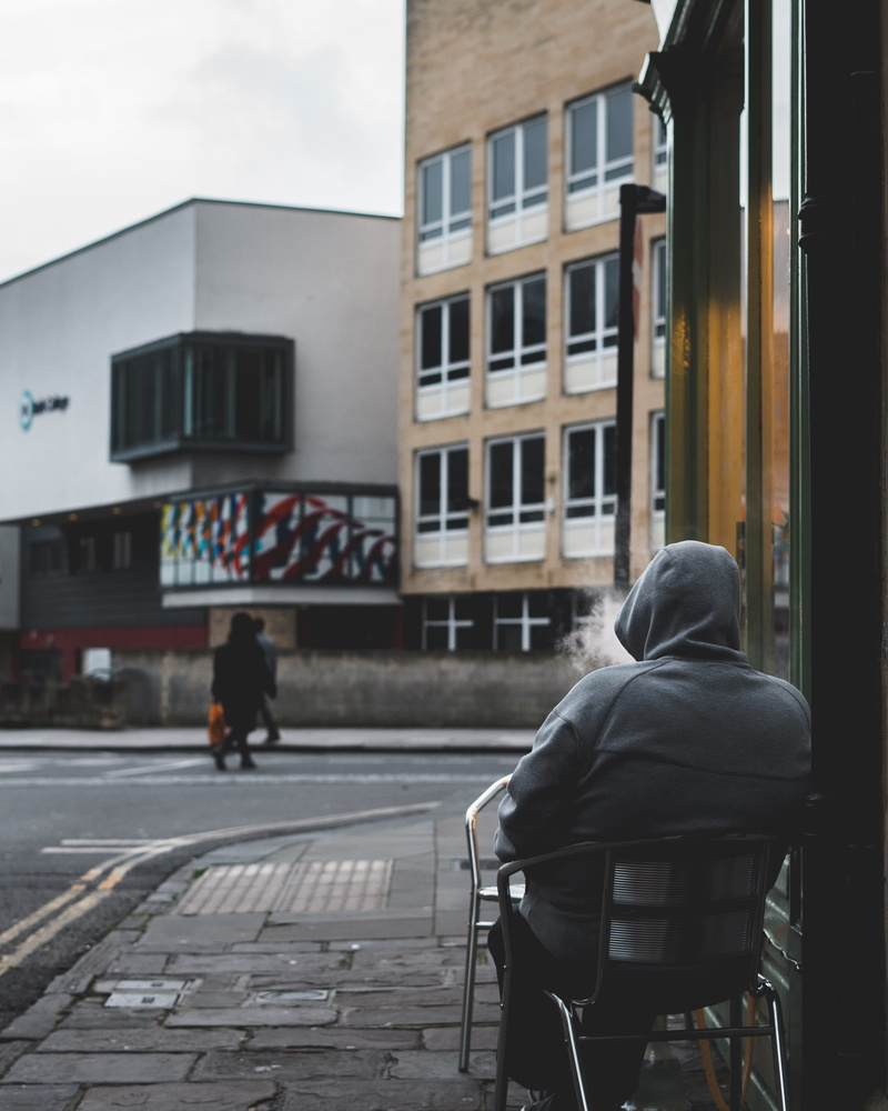hookah, day, evil, two people, 1080P, building exterior, walking, villainous, built structure, rear view, united kingdom, dark, people, city, men, footpath