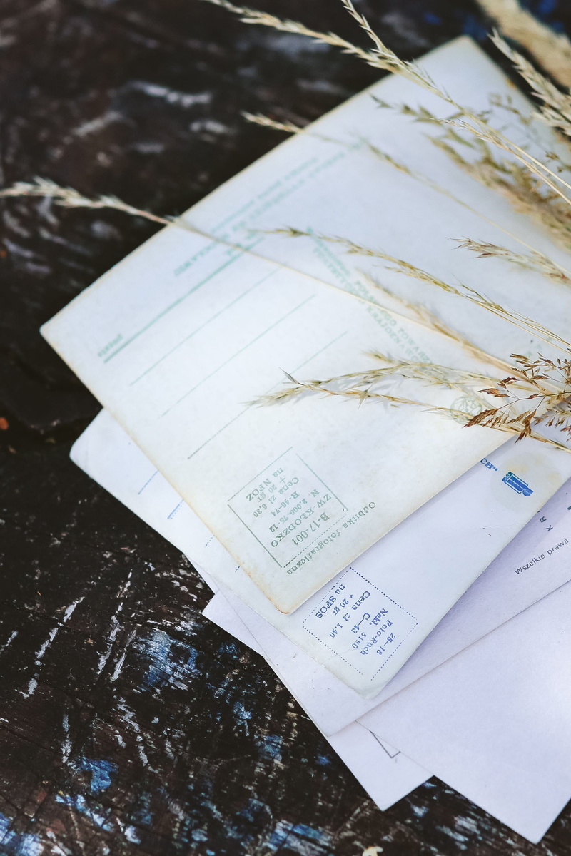 vintage, photos, Old, document, day, text, communication, selective focus, sketch pad, tree, stack, table, still life, book, publication, no people, postcards