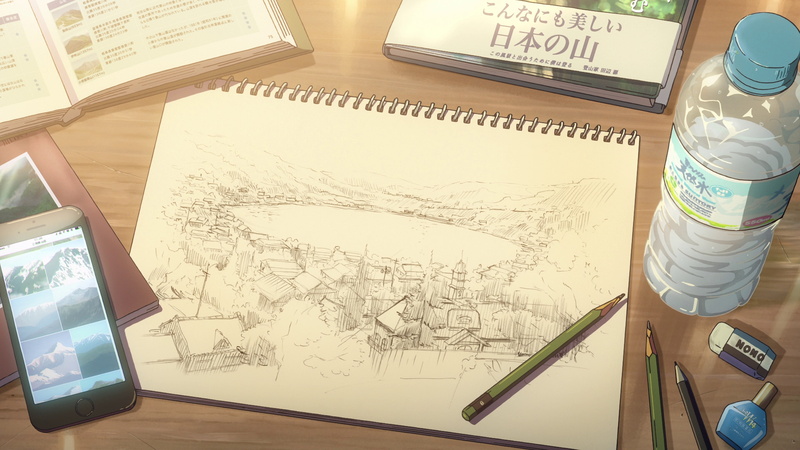 Sketch, Kimi No Na Wa., Your Name., Drawing, Sketchbook, 4K, Anime
