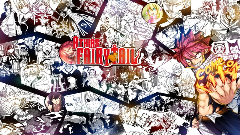 pattern, large group of objects, Happy (Fairy Tail), Laxus Dreyar, full frame, Natsu Dragneel, Fairy Tail, 1080P, Makarov Dreyar, abundance, Anime, text