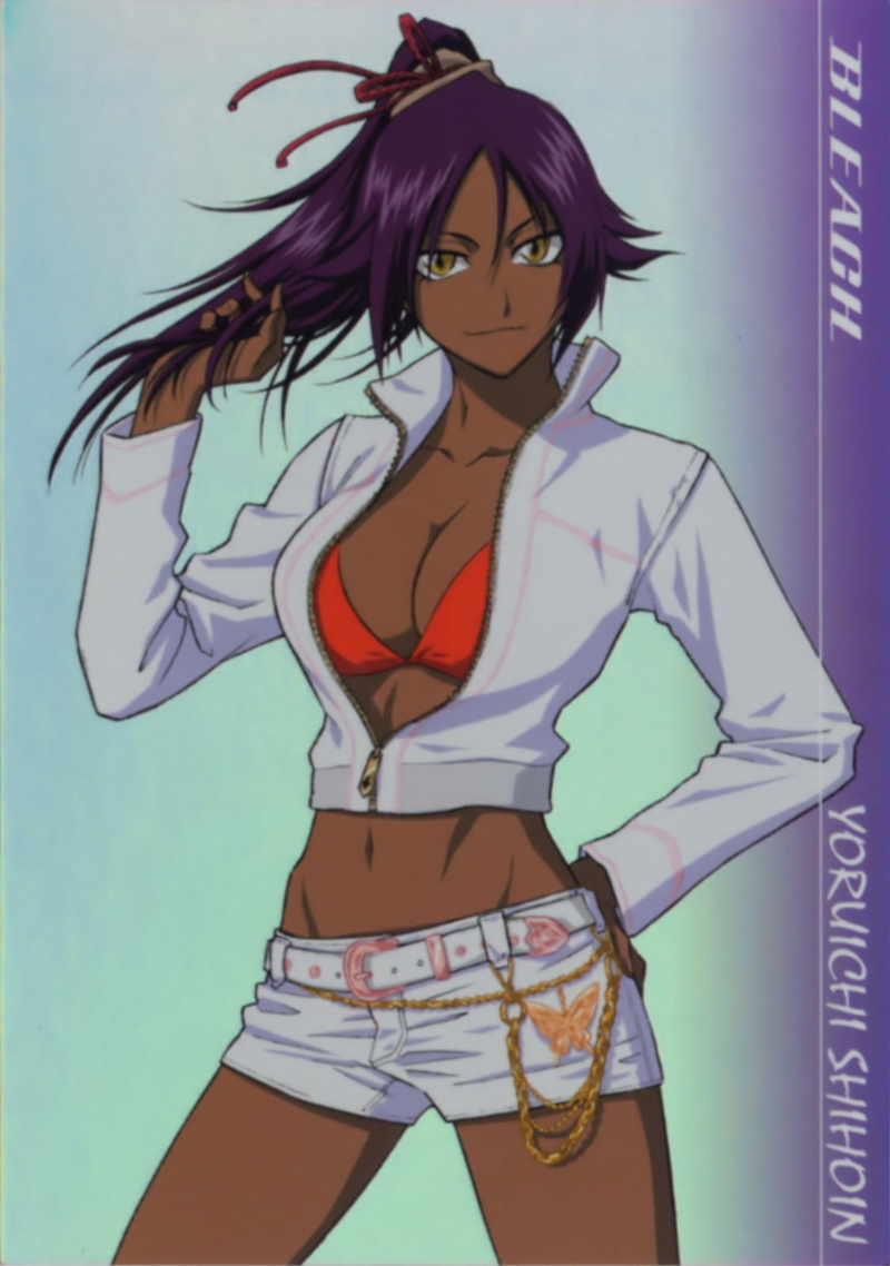 anime, 720P, hd, yoruichi, x, art, shihouin, Shihouin Yoruichi, bleach