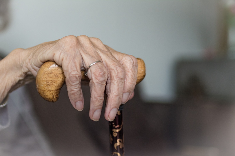 elderly, hand, indoors, loneliness, walking stick, human hand, close-up, men, old age, hands, woman, lived, front view, food and drink, vulnerable, old
