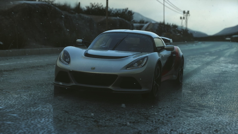 day, land vehicle, transportation, motion, tree, city, rain, nature, Lotus Exige, mode of transportation, gray, motor vehicle, surface level, snow, 1080P