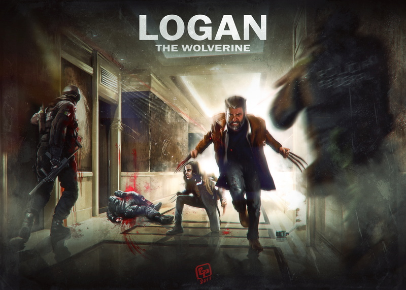 by Julius Perez, Movie, Logan, Wolverine, Marvel Comics, Hugh Jackman, X-23, 8K, X-Men