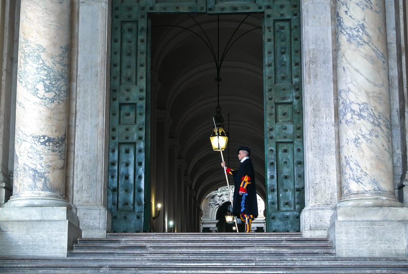 old building, built structure, 2K, arcade, light, near, architectural column, potato, sistine chapel, switzerland, person, vatican, photo, architecture