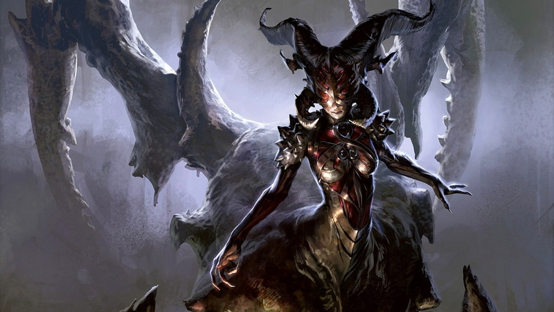 Whispering One, demon, Sheoldred, creature, Magic: The Gathering, 2K, video games
