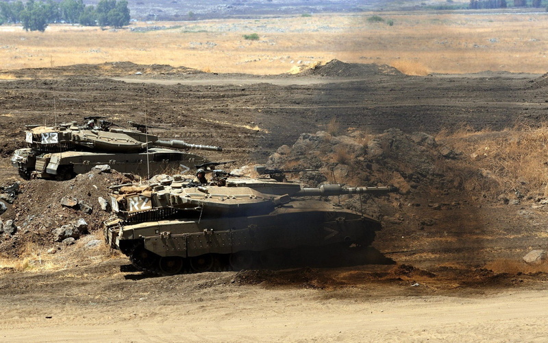 destruction, old, mode of transportation, tank merkava merkava mark iv, demolished, damaged, water, land, no people, environment, outdoors, landscape, deterioration