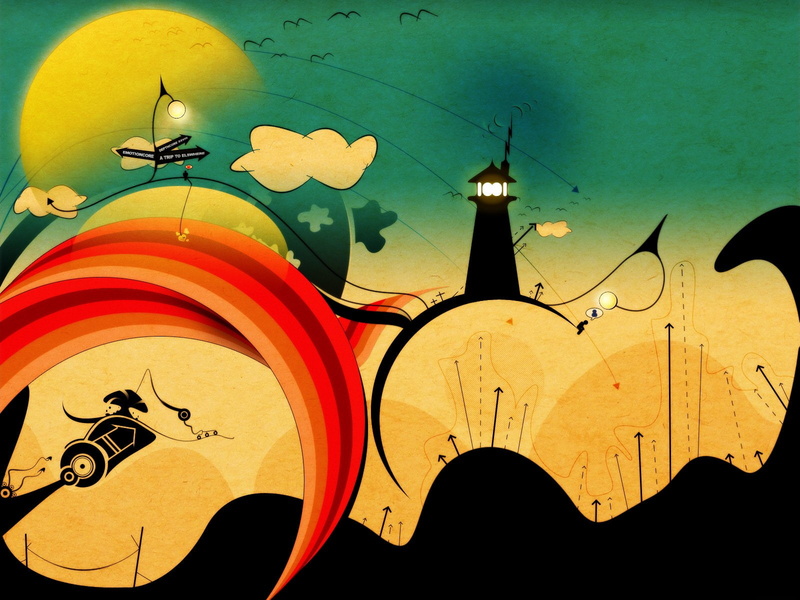 to, wonderland, 3d, trip, hd, 720P, a, abstract