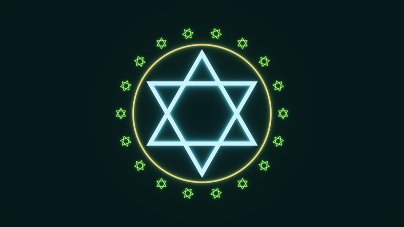 Abstract, 1080P, Hexagram