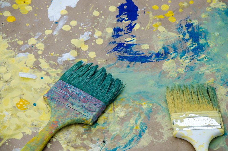 red, colors, girl, design, still life, multi colored, indoors, paint, painter, no people, art and craft, pattern, paintbrush, colorful, painting, brush