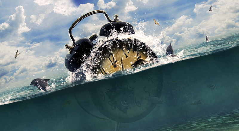 lost, twin, ship, motion, cloud - sky, sea life, hitting, nature, sinking, animals, transportation, splashing, nautical vessel, Creative, day, swimming