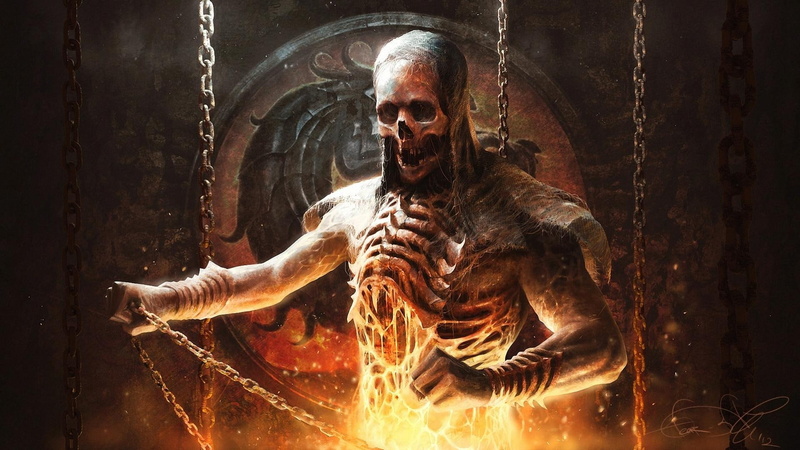 circuit, kombat, 1080P, mortal kombat, mortal, fire, skeleton, scorpion