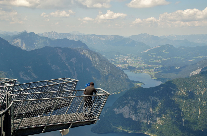 nature, idyllic, cloud - sky, adrenaline, lifestyles, men, dachstein, alps, picturesque, alpine, scenics - nature, environment, five fingers, breathtaking