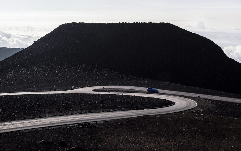 scenics - nature, epic view, outdoors, liabekyan, nature, breathtaking, landscape, winding road, driving, mountain, crate, volcano, road trip, high angle view